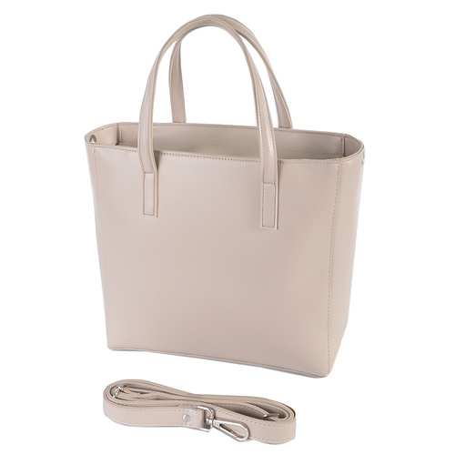Елегантна сумка в стилі "Tote Bag" від українського бренду  "LucheRino"  виготовлена з високоякісного шкірзамінника та фурнітури в кольорі  - нікель.