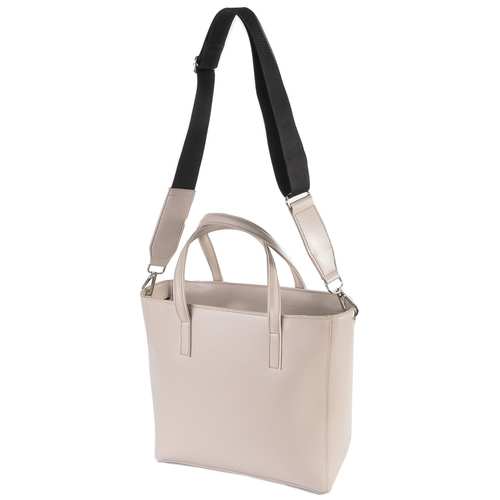 Елегантна сумка в стилі "Tote Bag" від українського бренду  "LucheRino"  виготовлена з високоякісного шкірзамінника та фурнітури в кольорі  - нікель.