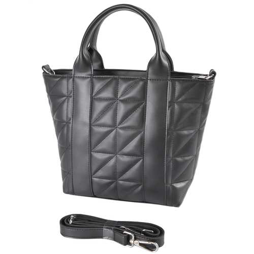 Елегантна сумка в стилі "Tote Bag" від українського бренду  "LucheRino"  виготовлена з високоякісного шкірзамінника та фурнітури в кольорі  - нікель.
