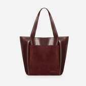 
                             Елегантна сумка в стилі "Tote Bag" від українського бренду  "LucheRino"  виготовлена з високоякісного шкірзамінника та фурнітури в кольорі  - нікель.